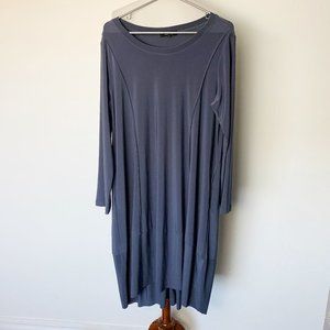 Comfy USA Large Gray Nagoya Tunic Dress